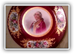 45 - prato Sevres pintado e dourado - Luis XVI